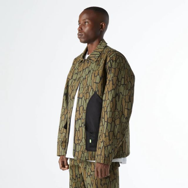 HUF JK00382 HUDSON CAMO WORK JACKET