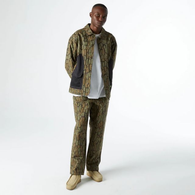 HUF JK00382 HUDSON CAMO WORK JACKET