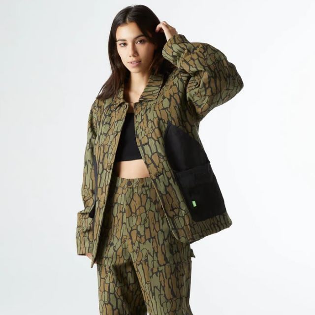 HUF JK00382 HUDSON CAMO WORK JACKET