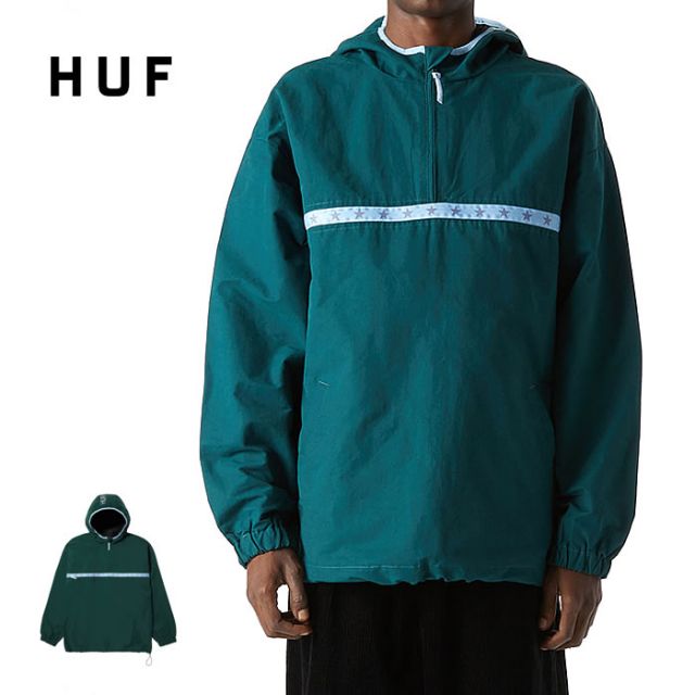 HUF × Crailtap ハフ クレイルタップ コラボ アノラック [ JK00403 ] CRAILTAP BLOCKS ANORAK JACKET アウター メンズ フーディ [221206]