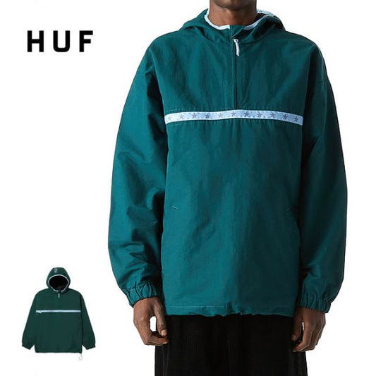 HUF × Crailtap ハフ クレイルタップ コラボ アノラック [ JK00403 ] CRAILTAP BLOCKS ANORAK JACKET アウター メンズ フーディ [221206]