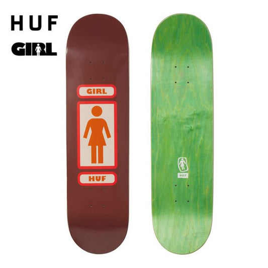 HUF × Crailtap ハフ クレイルタップ コラボ スケートボード スケボー sk8 デッキ [ AC00822 ] CRAILTAP HUF OG DECK BROWN GIRL ガール チョコレート CHOCOLATE [221220]