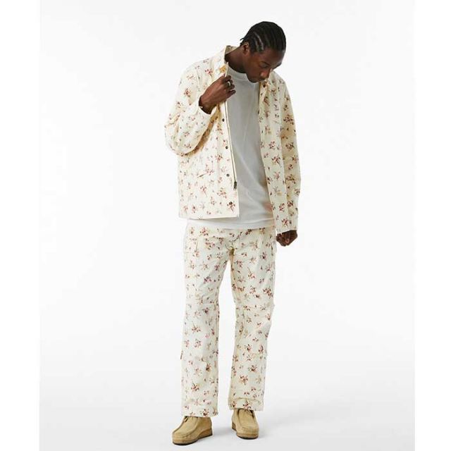 HUF ハフ アウター [ JK00386 ] FIELD FLORAL JACKET IVORY FLORAL フィールドフローラルジャケット メンズ [230310]