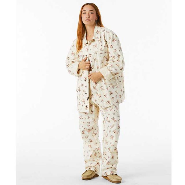 HUF ハフ アウター [ JK00386 ] FIELD FLORAL JACKET IVORY FLORAL フィールドフローラルジャケット メンズ [230310]