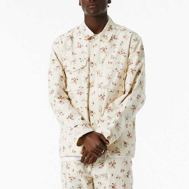 HUF ハフ アウター [ JK00386 ] FIELD FLORAL JACKET IVORY FLORAL フィールドフローラルジャケット メンズ [230310]