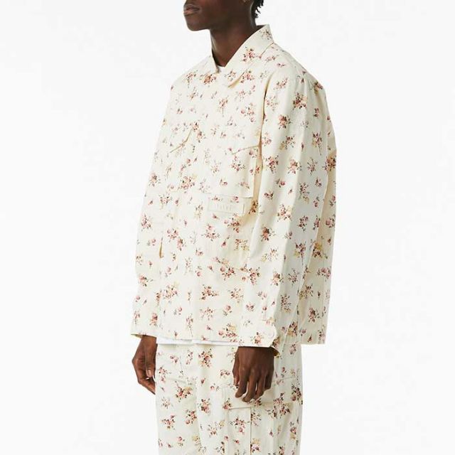 HUF ハフ アウター [ JK00386 ] FIELD FLORAL JACKET IVORY FLORAL フィールドフローラルジャケット メンズ [230310]