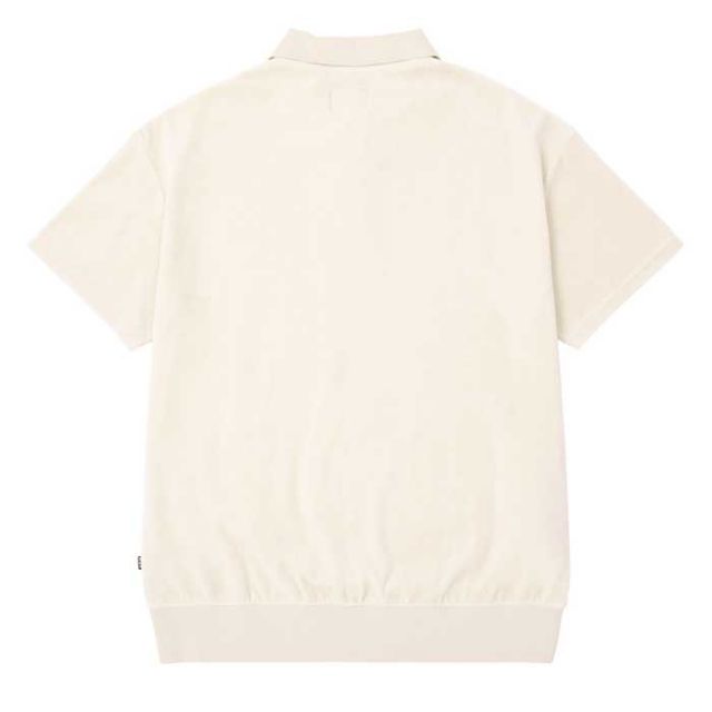 HUF ハフ ポロシャツ (KN80079) SEISMOGRAM VELOUR POLO ベロア メンズ 半袖 [230413]
