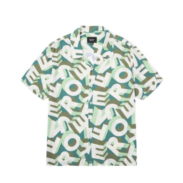 HUF BU00178 ABECEDERIAN S/S RESORT SHIRT