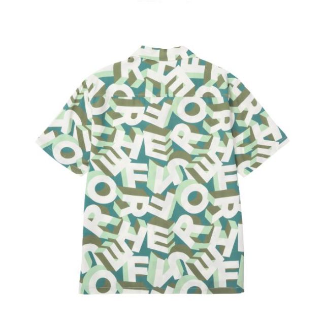HUF BU00178 ABECEDERIAN S/S RESORT SHIRT