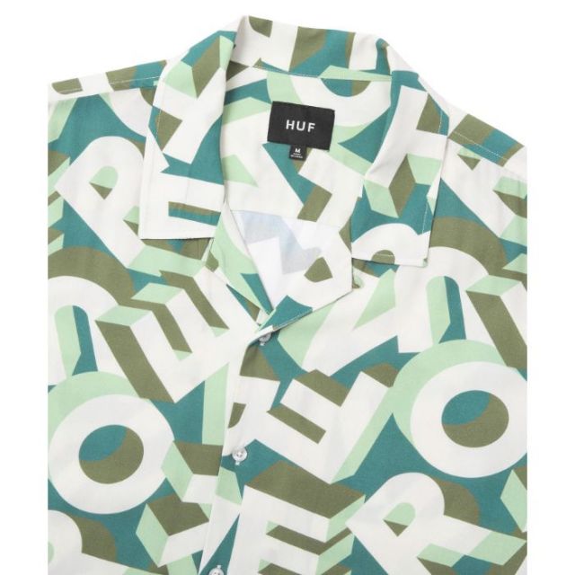 HUF BU00178 ABECEDERIAN S/S RESORT SHIRT