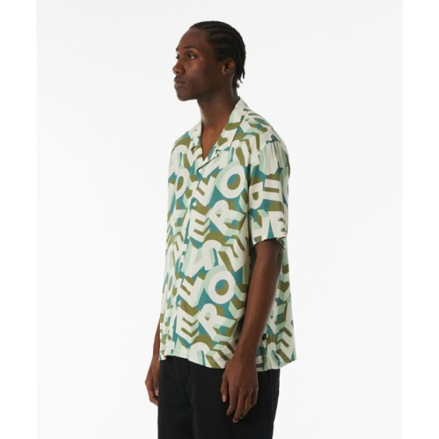 HUF BU00178 ABECEDERIAN S/S RESORT SHIRT