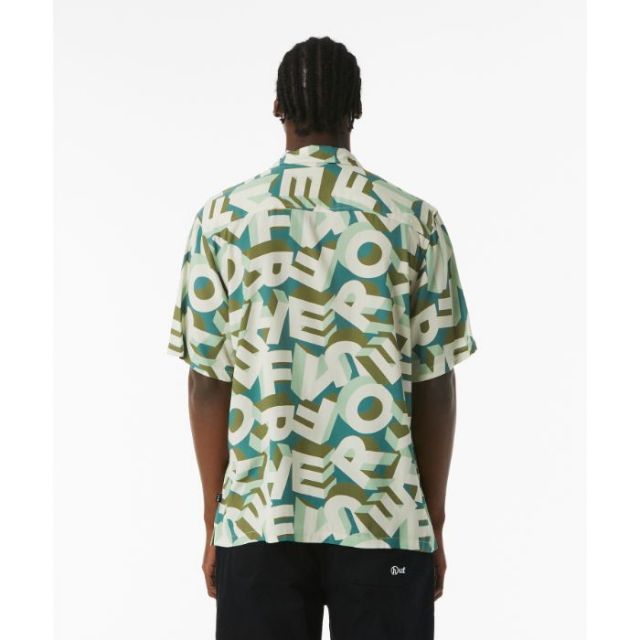 HUF BU00178 ABECEDERIAN S/S RESORT SHIRT