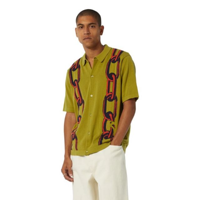 HUF KN00449 LINKED S/S KNIT SWEATER