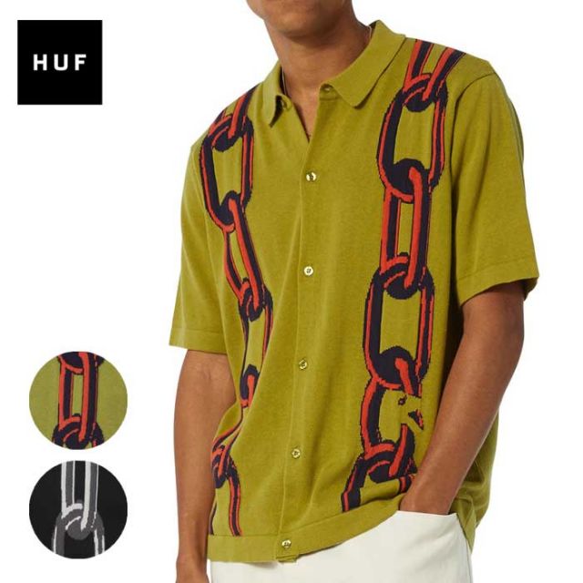 HUF KN00449 LINKED S/S KNIT SWEATER