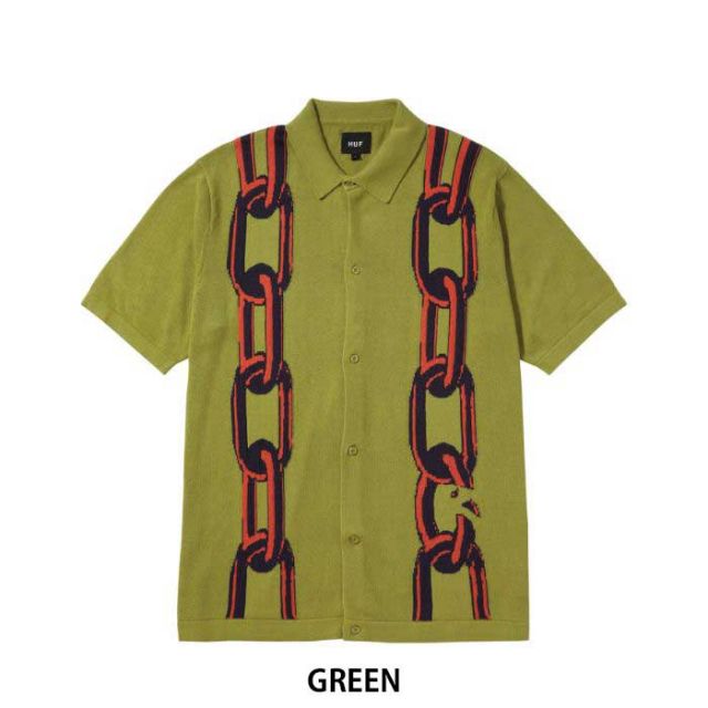 HUF KN00449 LINKED S/S KNIT SWEATER