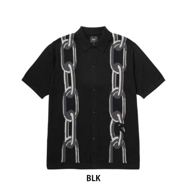 HUF KN00449 LINKED S/S KNIT SWEATER