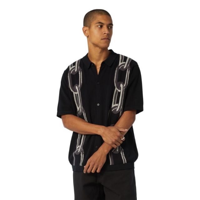 HUF KN00449 LINKED S/S KNIT SWEATER