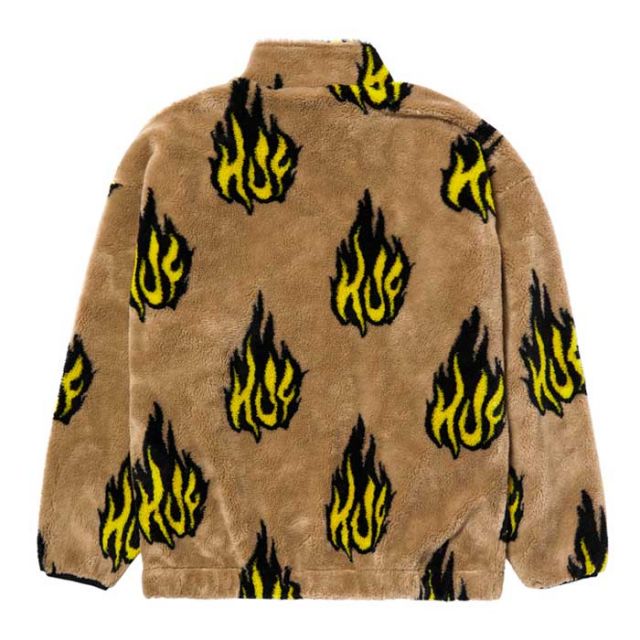 HUF FL00210 FLAMIN ZIP SHERPA FLEECE
