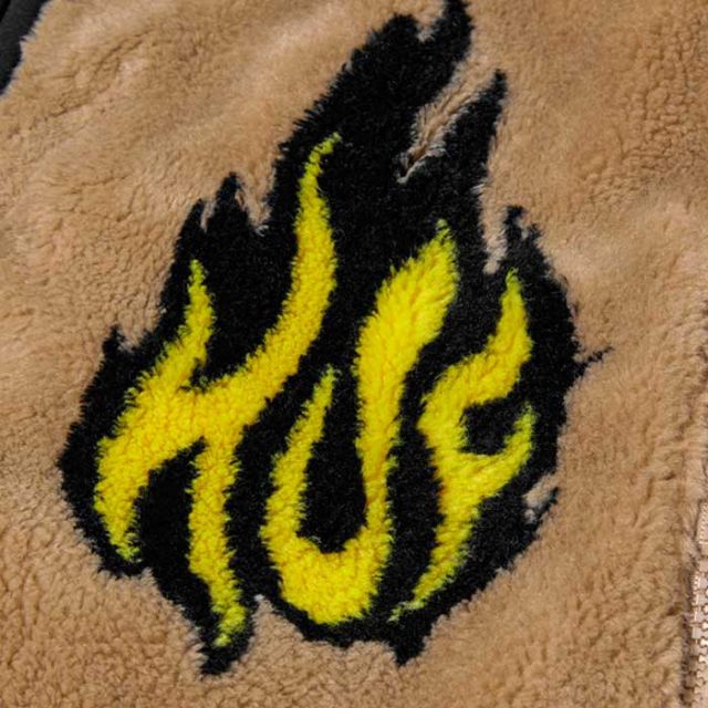 HUF FL00210 FLAMIN ZIP SHERPA FLEECE