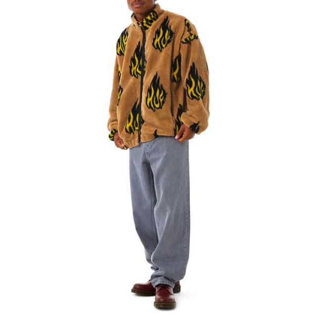 HUF FL00210 FLAMIN ZIP SHERPA FLEECE