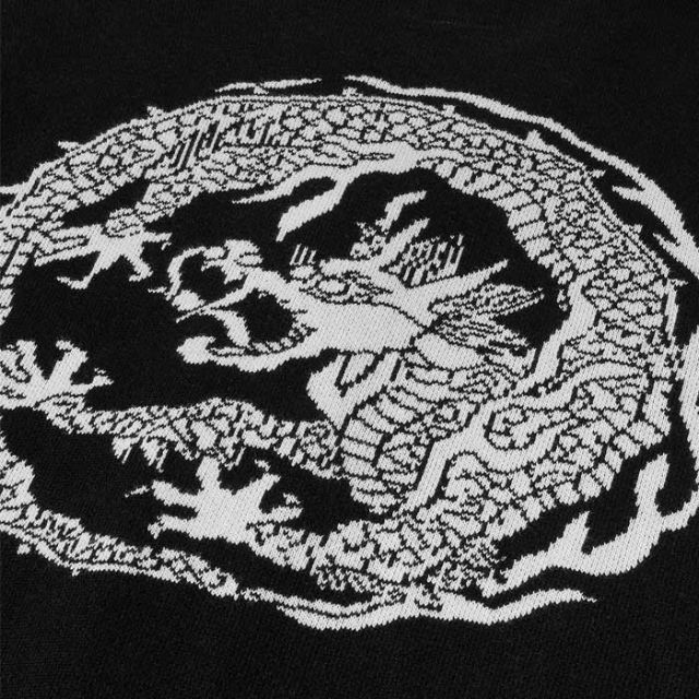 HUF KN00466 TWIN DRAGON CARDIGAN
