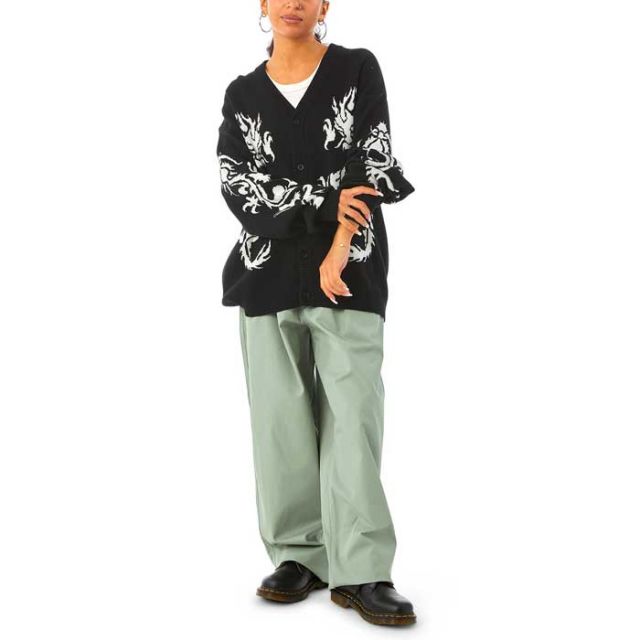 HUF KN00466 TWIN DRAGON CARDIGAN