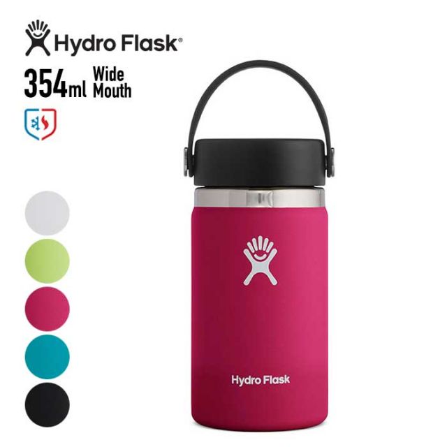 ハイドロフラスク 12oz 魔法瓶 タンブラー Hydro Flask HYDRATION Wide Mouth  12oz (354ml) 890014 Wide Mouth  保冷・保温 ステンレスボトル 水筒 おしゃれ キャンプ アウトドア ピクニック ヨガ 旅行 トラベル 野外フェス フィットネス スポーツ レジャー アウトドア ジム