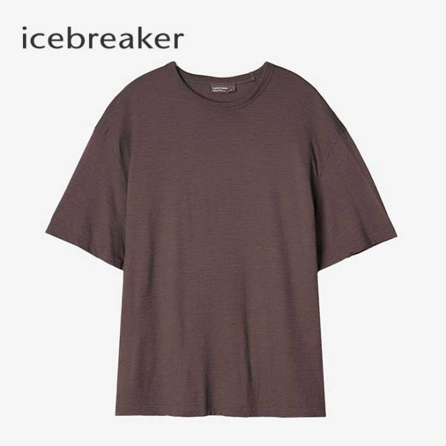アイスブレーカー tシャツ 半袖 icebreaker IB0A56ZG U NATURE DYE SS TE ネイチャーダイ ショートスリーブ 半袖 メリノウール 天然染料 サステナブル素材 吸湿速乾 ロスフラワー製品染め 春夏 薄手 ゆったりシルエット メール便 (240509)