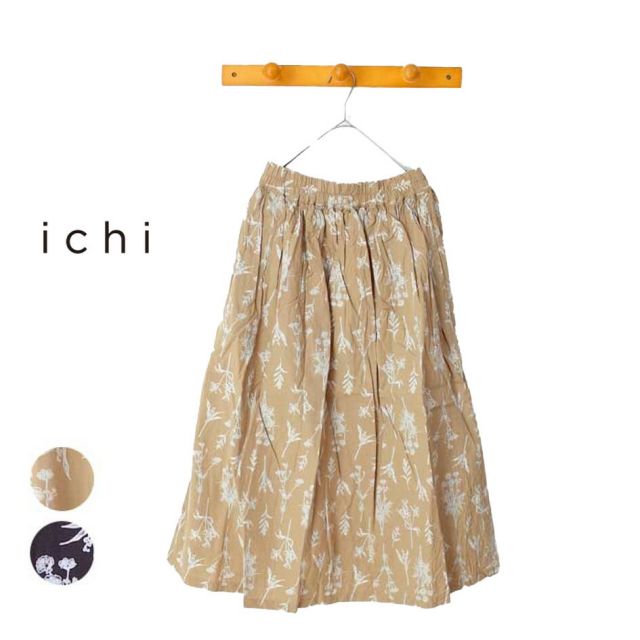 ichi イチ レディース スカート [ 211007 ] BOTANICAL FLOWER SK ボタニカル フラワー 花柄 [220218]