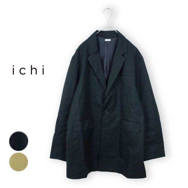 ichi イチ レディース アウター (220726) JK コットンオーバージャケット ナチュラル [221216]