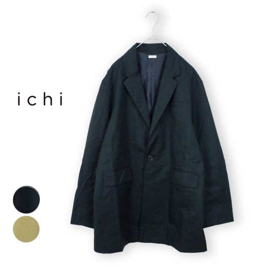 ichi イチ レディース アウター (220726) JK コットンオーバージャケット ナチュラル [221216]