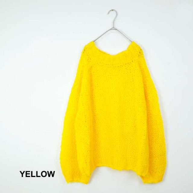 イチ レディース プルオーバー ニット ichi (230559) COLER LOOSE KNITING P/O ルーズ セーター ナチュラル [230930]