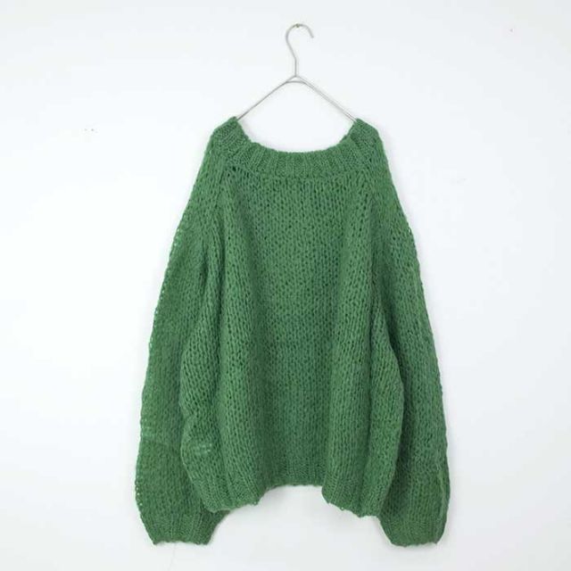 イチ レディース プルオーバー ニット ichi (230559) COLER LOOSE KNITING P/O ルーズ セーター ナチュラル [230930]