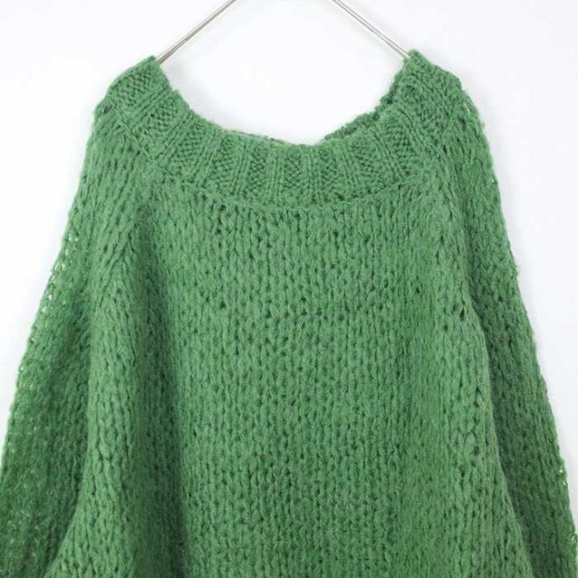 イチ レディース プルオーバー ニット ichi (230559) COLER LOOSE KNITING P/O ルーズ セーター ナチュラル [230930]