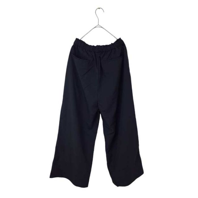 イチ レディース パンツ ichi 240433 ブロードパンツ イージーパンツ ポリエステル ブラック ゴム フリーサイズ ズボン ウエストゴム 楽ちん 大きいサイズ ゆったり ボトムス ロングパンツ (240522)