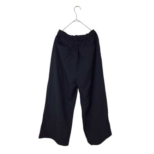 イチ レディース パンツ ichi 240433 ブロードパンツ イージーパンツ ポリエステル ブラック ゴム フリーサイズ ズボン ウエストゴム 楽ちん 大きいサイズ ゆったり ボトムス ロングパンツ (240522)