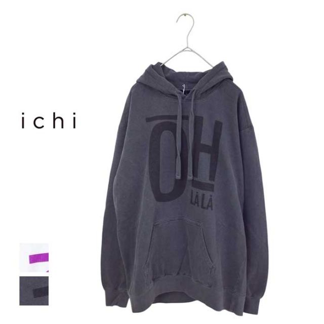 ICHI ピグメントダイスウェット HOODIE
