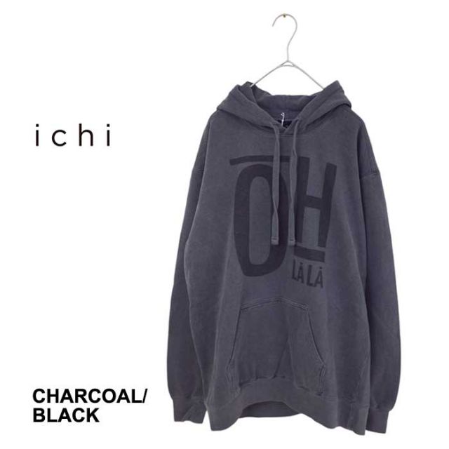 ICHI ピグメントダイスウェット HOODIE