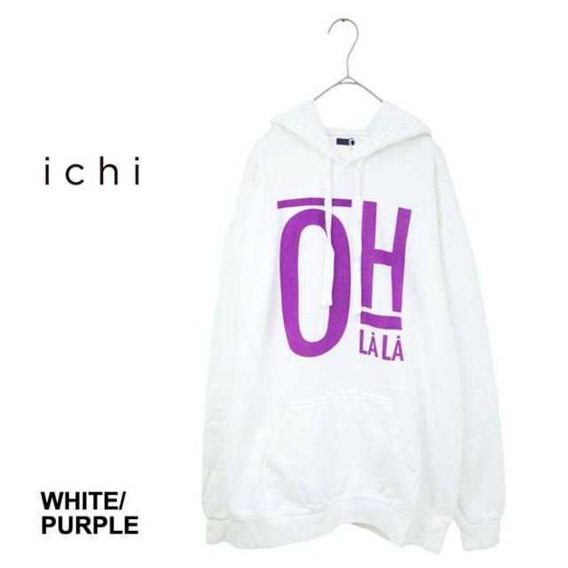 ICHI ピグメントダイスウェット HOODIE
