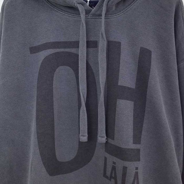 ICHI ピグメントダイスウェット HOODIE