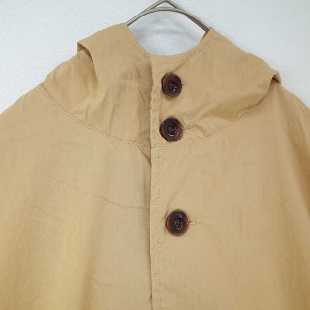 イチ ジャケット レディース ichi 240512 C/N ポプリン HOOD JACKET アウター ブラック ベージュ コットン フード フリーサイズ (241023)