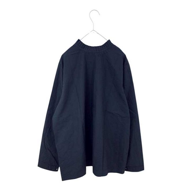 イチ シャツ レディース ichi 240603 50's タイプライター 2WAY LONG SHIRT コットン 無地 長袖 ブラウス フリーサイズ ブラウン ブラック ホワイト (241030)