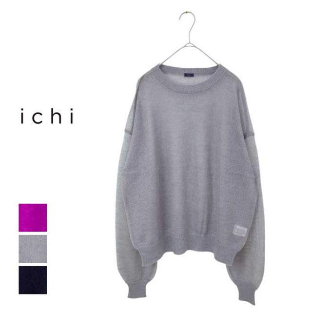 ICHI シアーニット PULLOVER