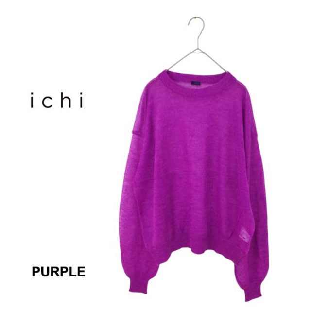 ICHI シアーニット PULLOVER