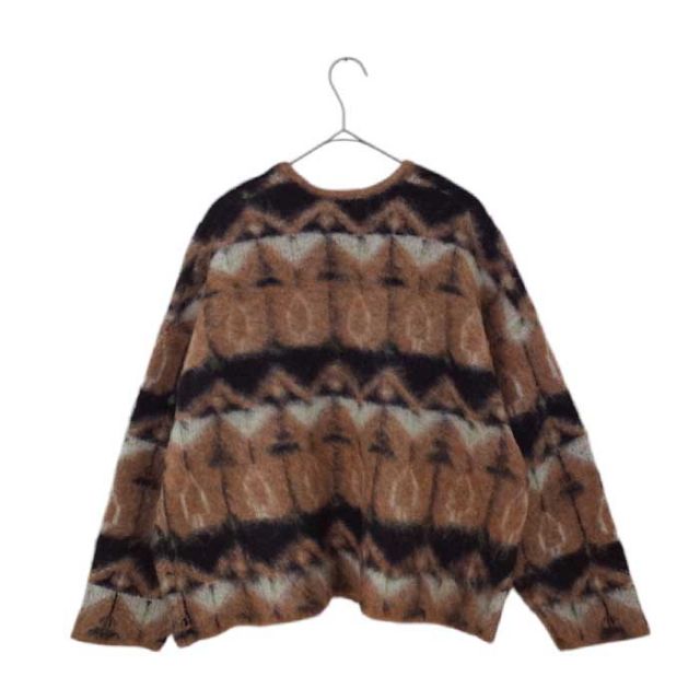 イチ カーディガン レディース ichi 240760 ジャガード ネイティブ柄 CARDIGAN フリーサイズ ベージュ ネイビー (241129)