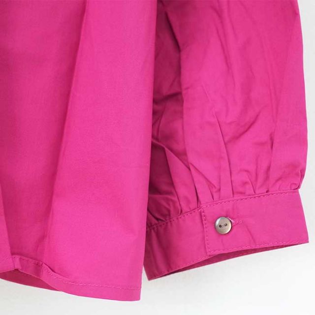 イチ ichi レディース プルオーバー ブラウス 240729 PULLOVER コットン ピンク ブラック フリーサイズ  キレイめ Aライン トップス (241218)