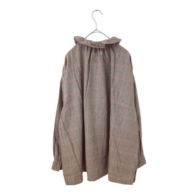 ICHI コットンビエラチェック BLOUSE