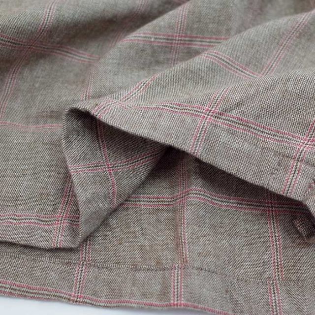 ICHI コットンビエラチェック BLOUSE