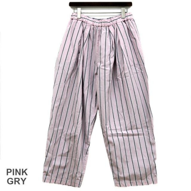 ICHI リバーシブルストライプ PANTS