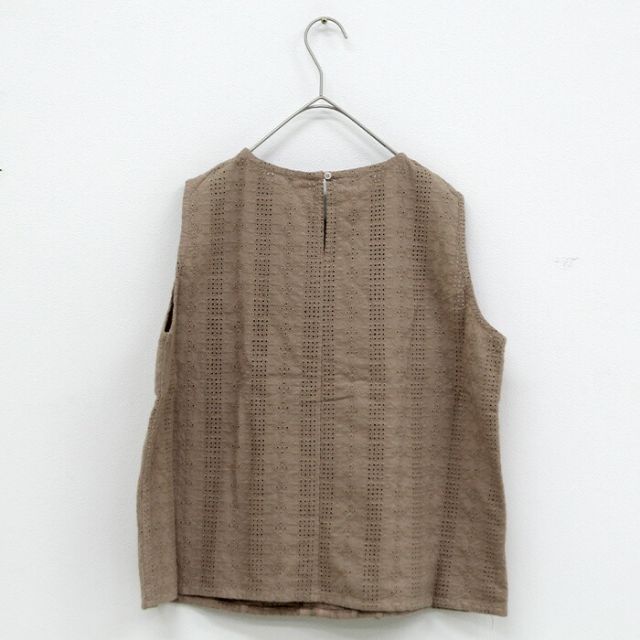 ICHI 刺繍レースオーバーダイ PULLOVER